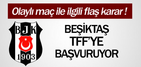 Beikta TFF'ye bavuruyor